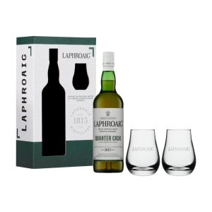 Laphroaig Quarter Cask Box Set w/ 2 Glasses 70cl 48%